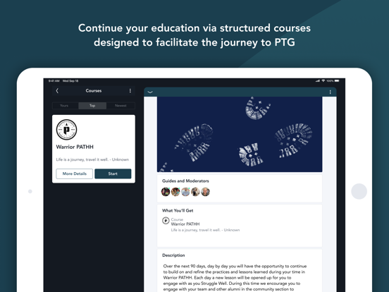 myPATHH iPad screenshot 3 - Education app