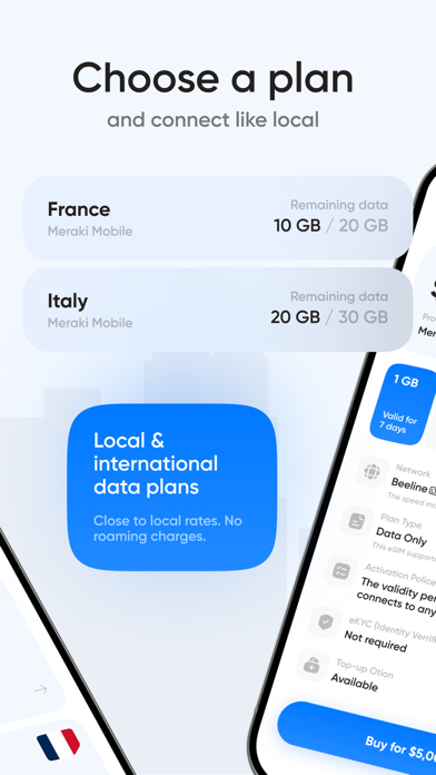 eSIM 7G: Travel & Mobile Data Screenshot