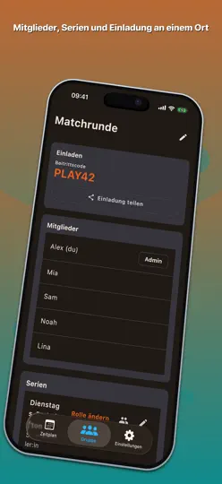 Screenshot von MatchUp - Who's In? auf dem iPhone 2