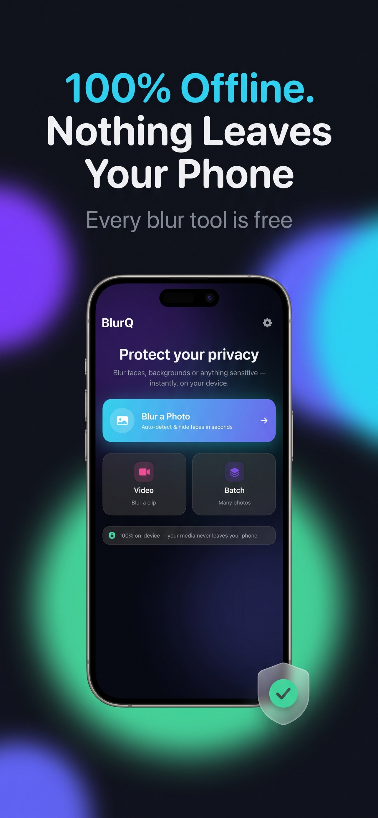 BlurQ: Face Blur Photo & Video screenshot 5