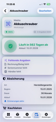 GarantieSafe screenshot