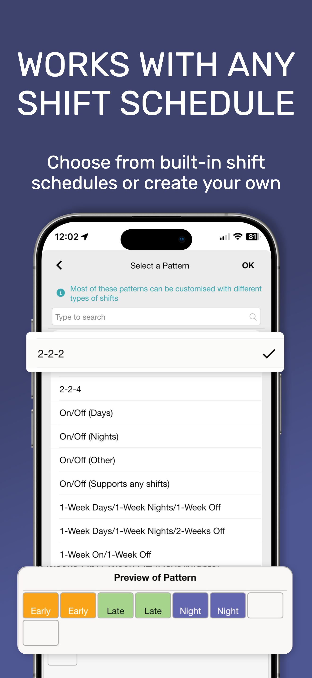 My Shift Planner - Calendar