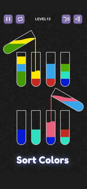 Water Sorting Color IQ Puzzle screenshot 3