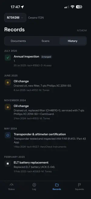 MyTailLog screenshot 2