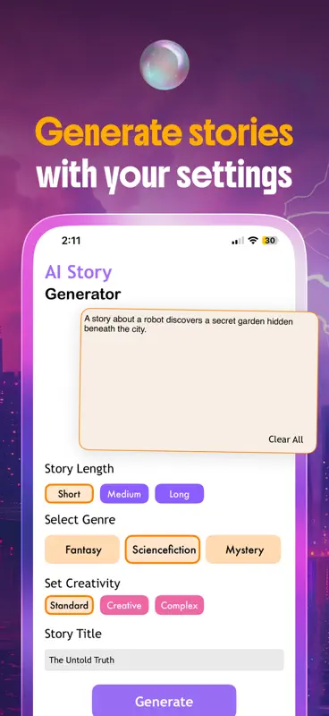 Novel AI - AI Story Generator screenshot 3 of 9