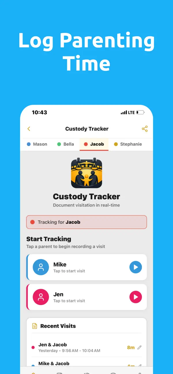 Screenshot #2 pour Custody Tracking