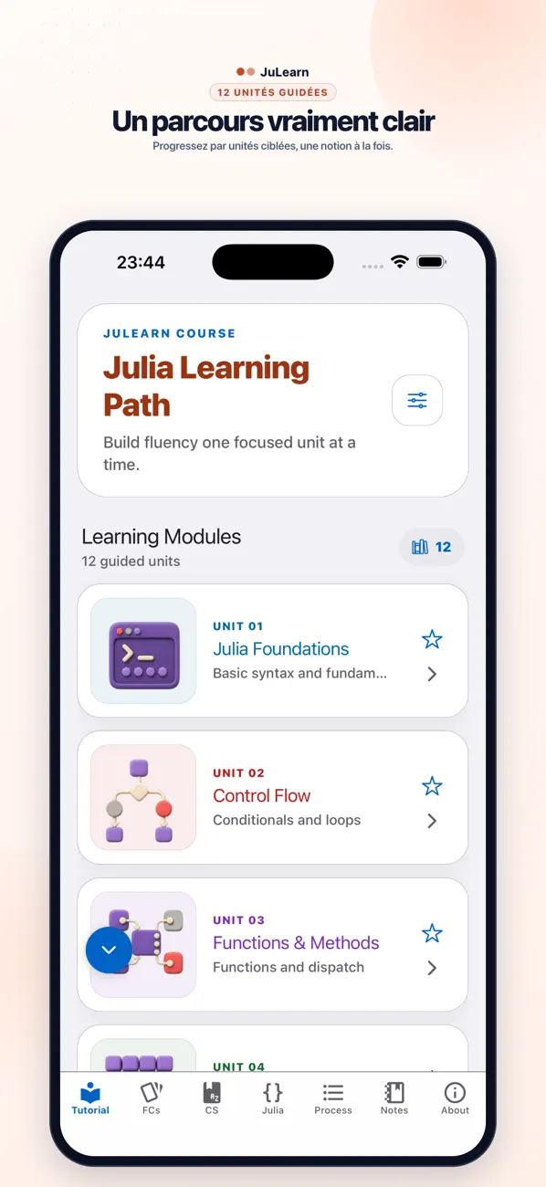 Screenshot #1 pour JuLearn