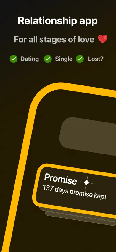 Promise: Relationship App screenshot 1