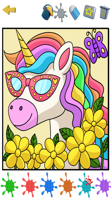 Super Princess Pony Color Book Screenshot