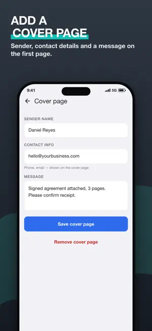 Send Fax: scan & fax docs screenshot 4