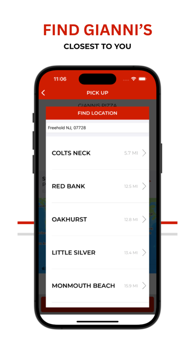 Screenshot 2 of Gianni's Pizza App