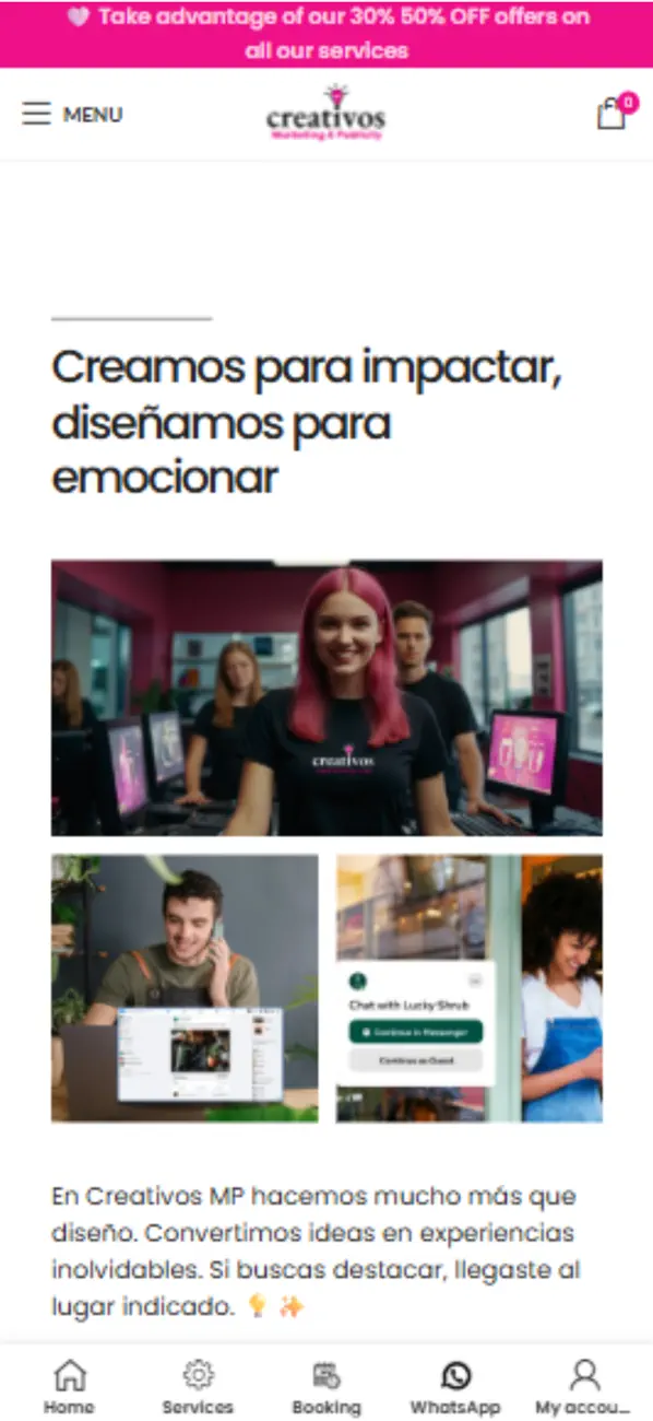 #1. Creativos (iOS) Ved: Creativos Marketing & Publicidad