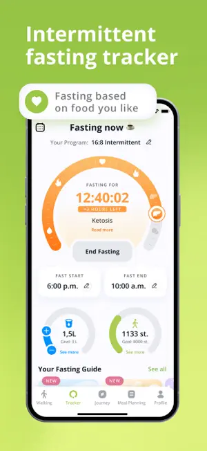 NutriWalking - Step Counter screenshot 3