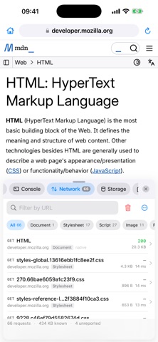 Beneath: Web Inspector Screenshot 3 of 6