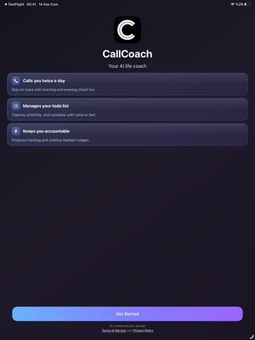 CallCoach: Honest Life Coach iPad screenshot