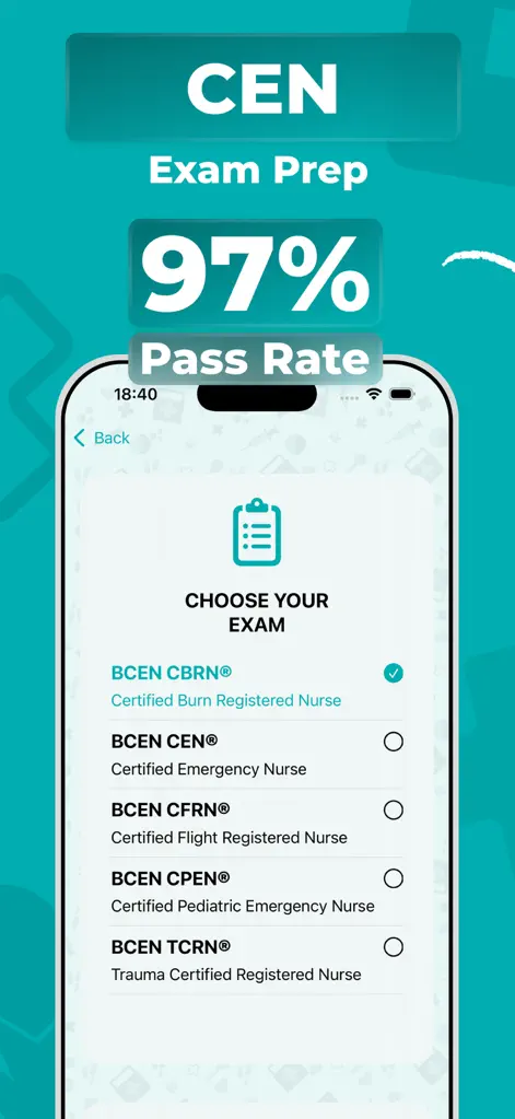 CEN Review & Prep 2026 - Medical App | MWM
