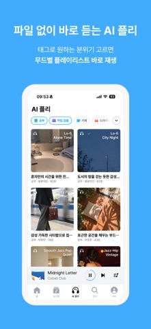 알송-싱크가사·MP3플레이어·노래방·오프라인 음악 iPhone screenshot 3