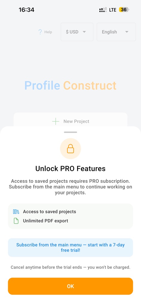 Profile Construct - Business App | MWM