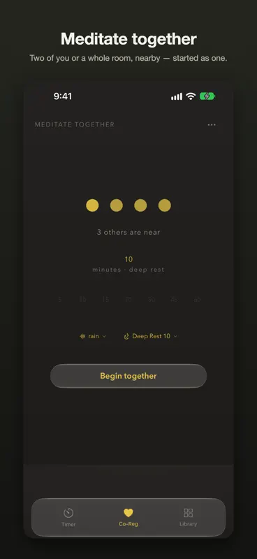 Dharma: Meditate & Binaural screenshot 1 of 5