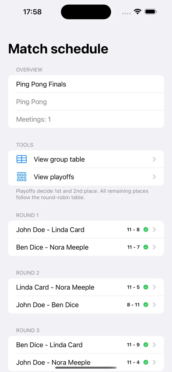 Screenshot #3 pour Couch Game Scorer