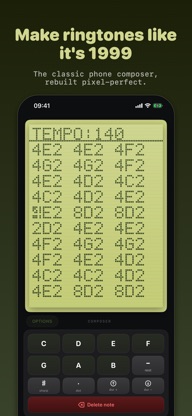 Old Phone Ringtone Composer screenshot 1