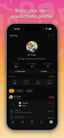 Mr. Doge: AI Predictions iPhone screenshot