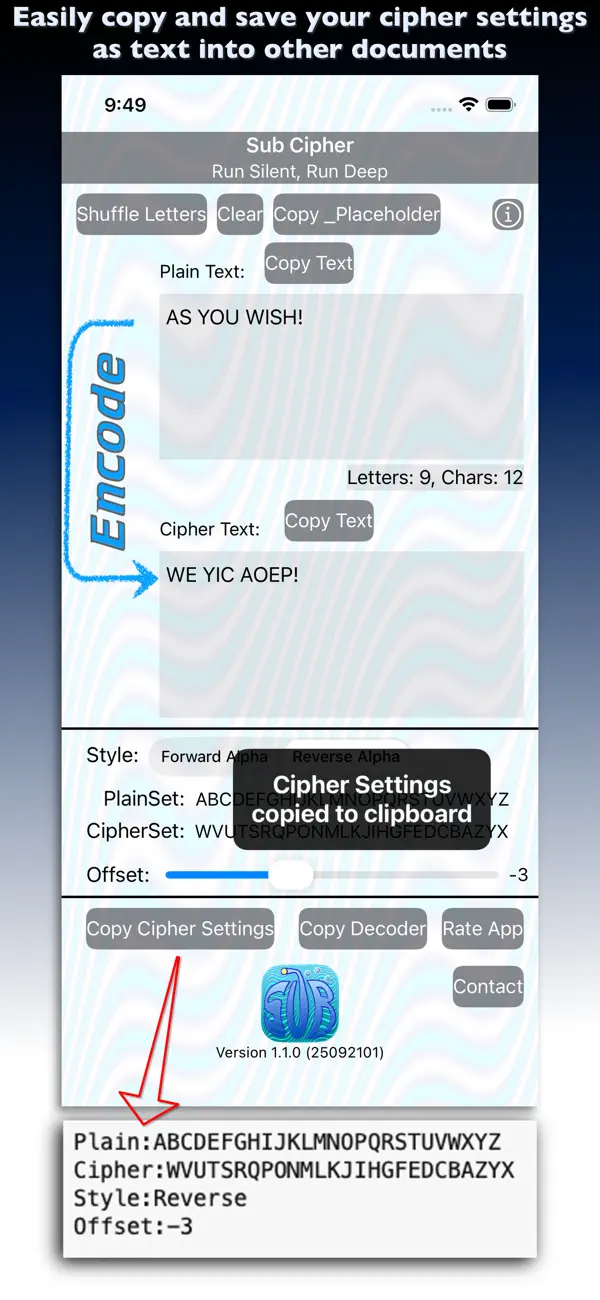 #5. Sub Cipher (iOS) Με: Eduard Schwan