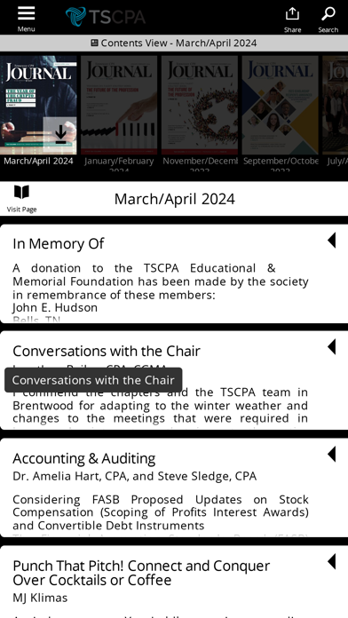 Tennessee CPA Journal Screenshot