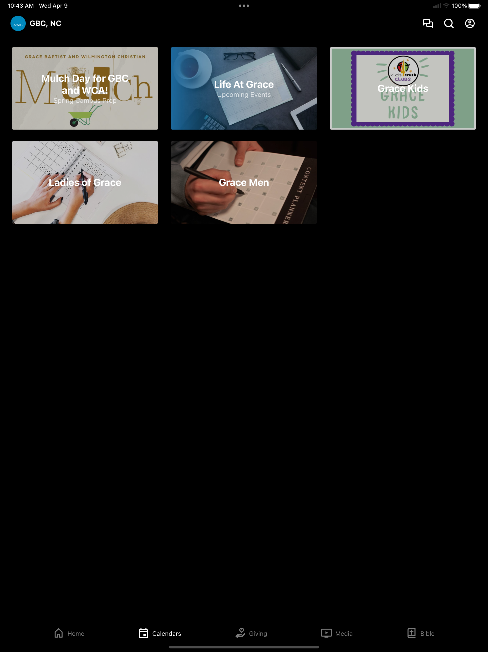Grace Baptist Wilmington, NC screenshot 5