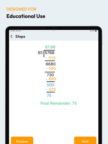 Long Division Calculatorsのおすすめ画像3