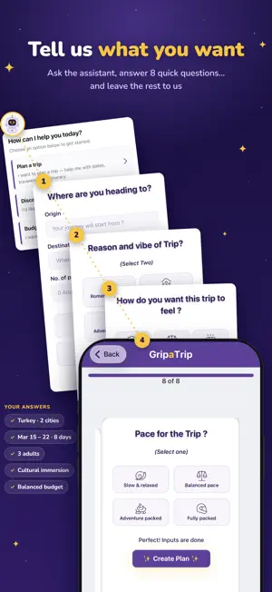 GripaTrip: AI Travel Planner screenshot 2