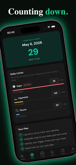 NicTrack: Quit Nicotine App screenshot 4