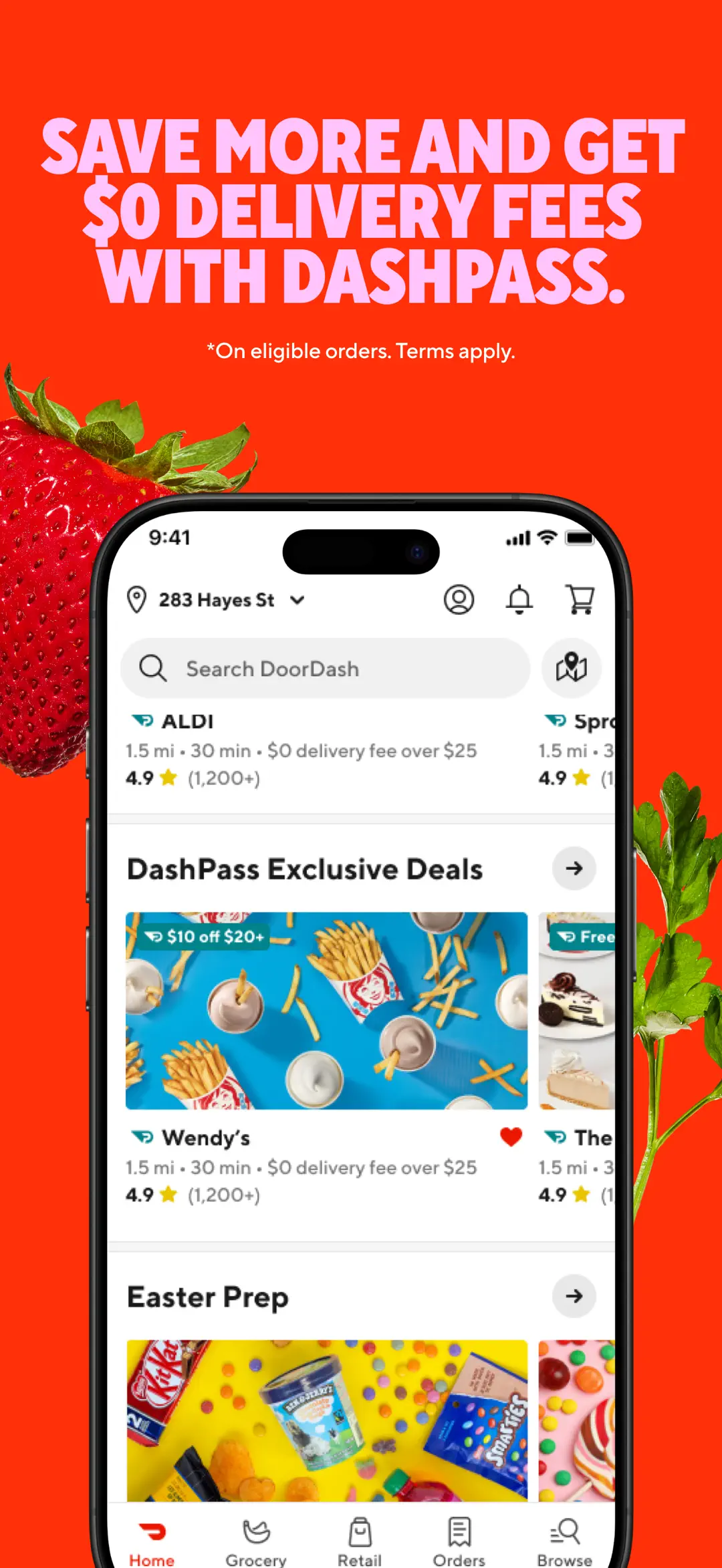 DoorDash: Food, Grocery, More iPhone screenshot 4