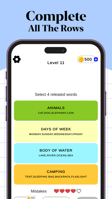 Screenshot 2 of Connections Word Game App