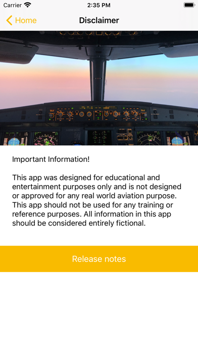 A350 Checklist Screenshot