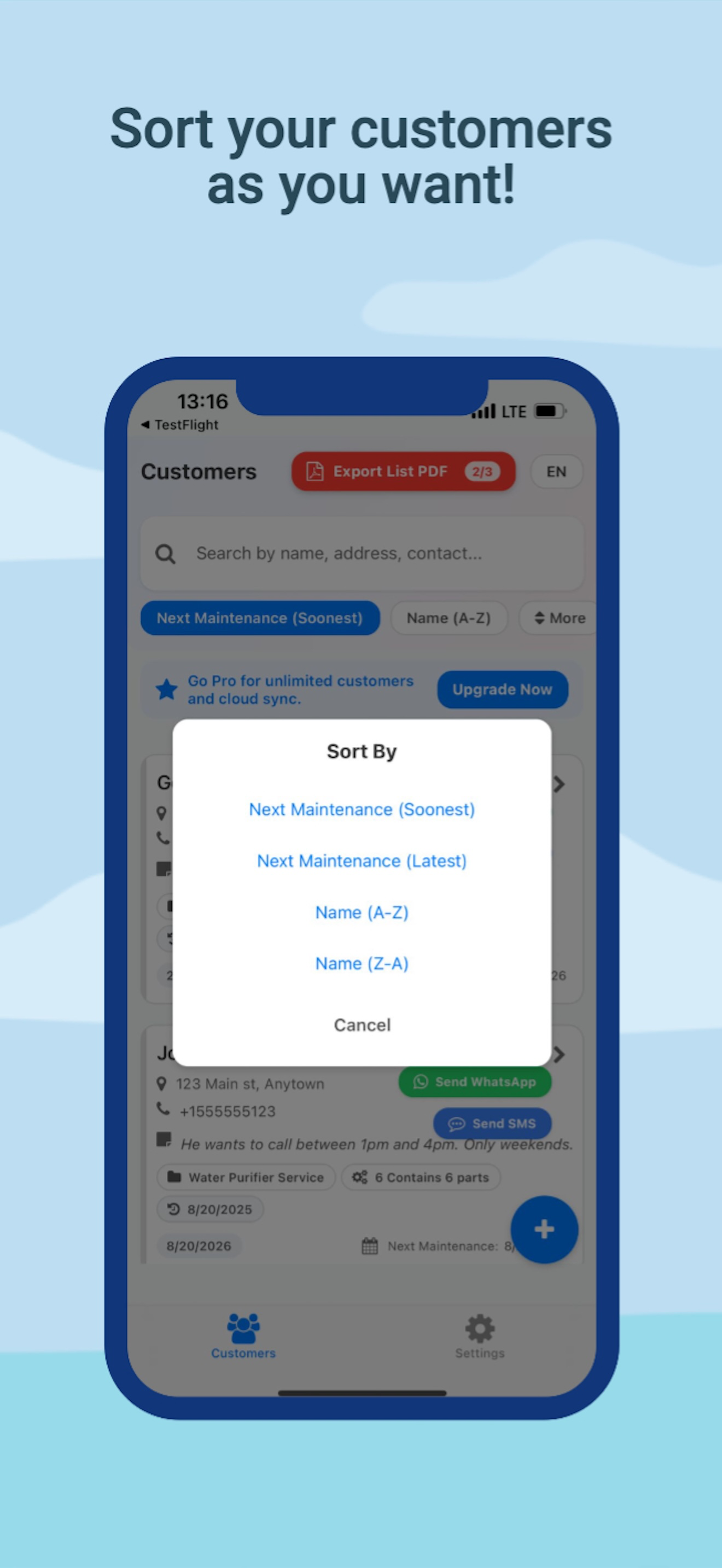 Service Maintenance Tracker screenshot 8