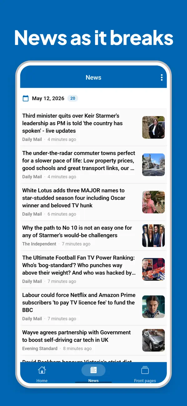 Screenshot #2 pour UK News : British News Now
