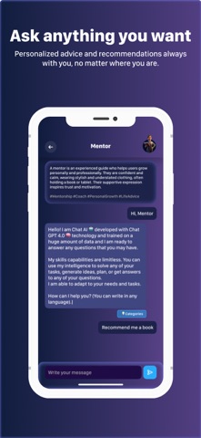 Perspective AI: Your Assistant iPhone screenshot 3 — productivity app by App Vizyon