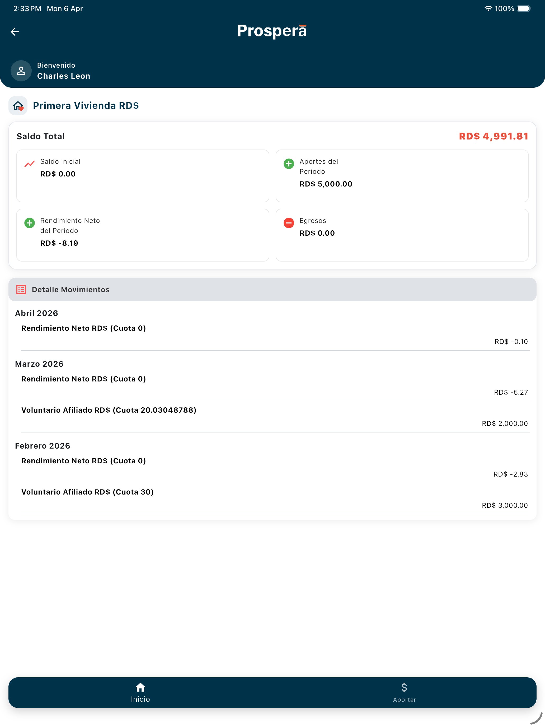 Prospera App