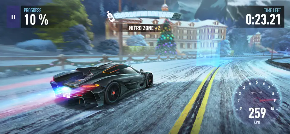 Capture d'écran de Need For Speed: NL Courses sur iPhone 4