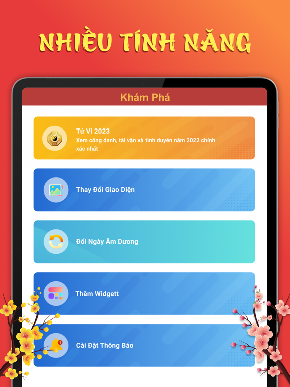 Lịch Vạn Niên 2026 & Lịch Âm iPad screenshot 7 - Utilities app