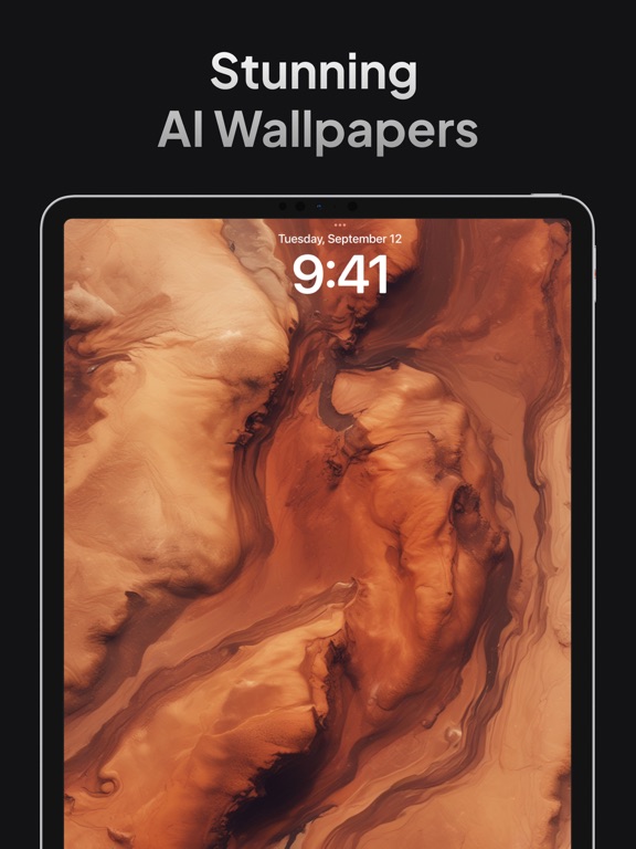 Wallpaper AI - Image Generator iPad screenshot 1 - Photo & Video app