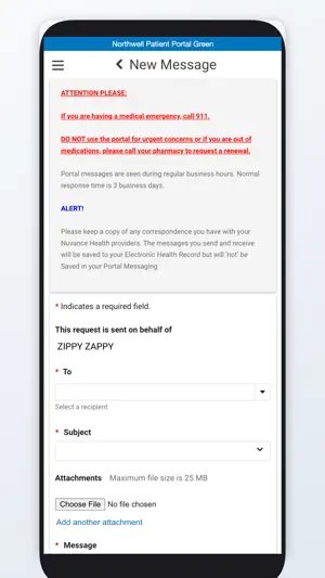 Northwell Patient Portal Green screenshot 4