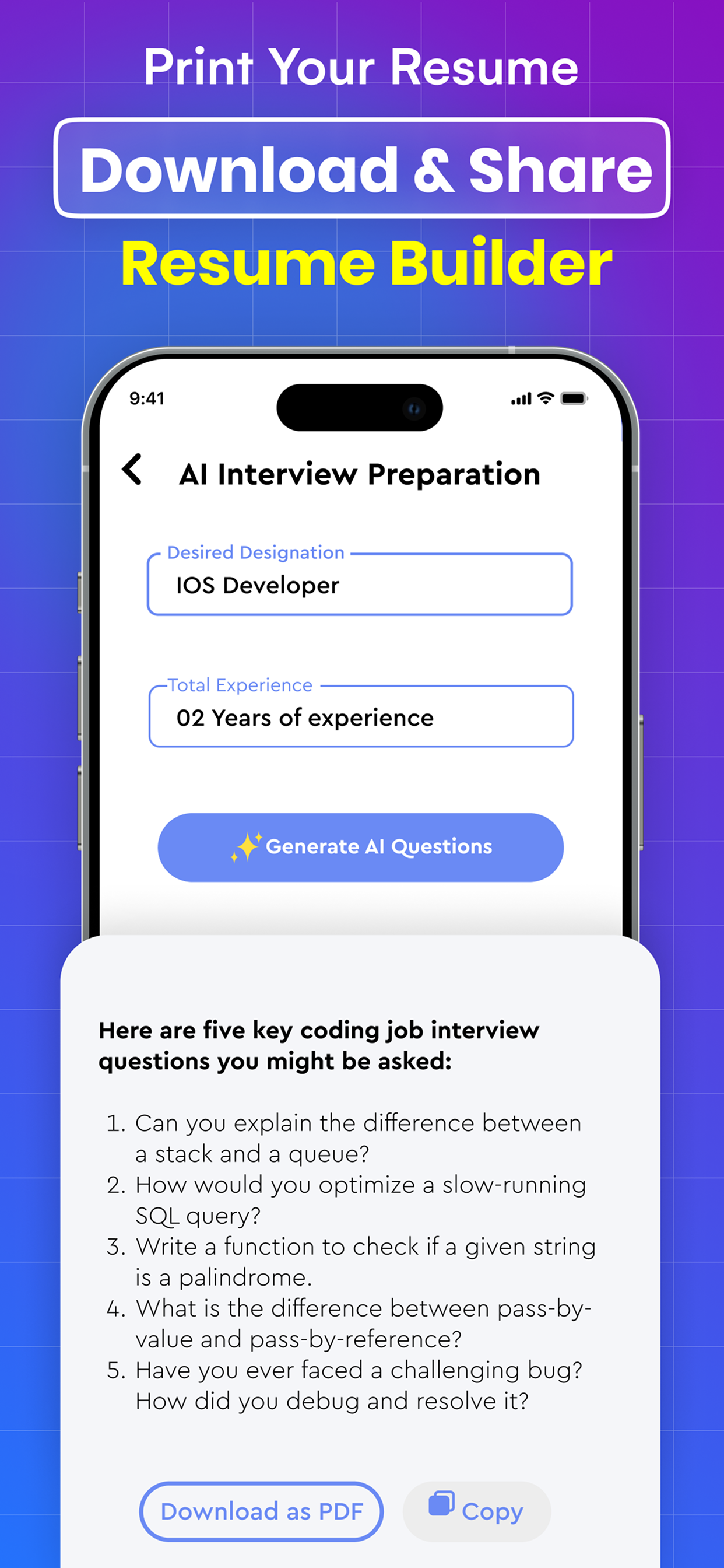 Resume Builder AI & CV Maker