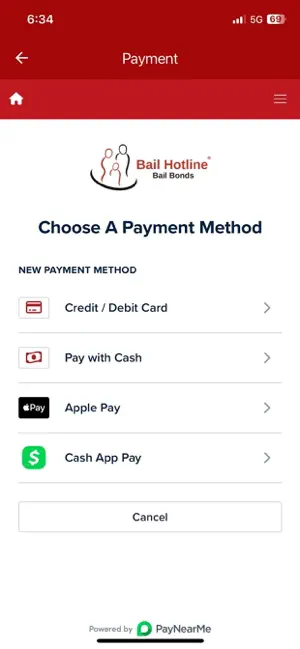 Bail Hotline Customer screenshot 3