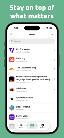 Streamside - RSS Reader screenshot