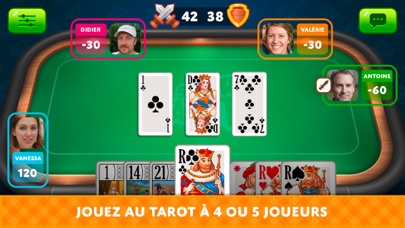 Screenshot #2 pour Super Tarot Multijoueur