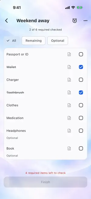 NeuraTiM Checklist screenshot 4