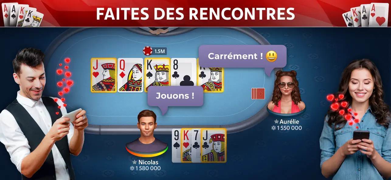 Screenshot #3 pour Omaha Poker: Pokerist