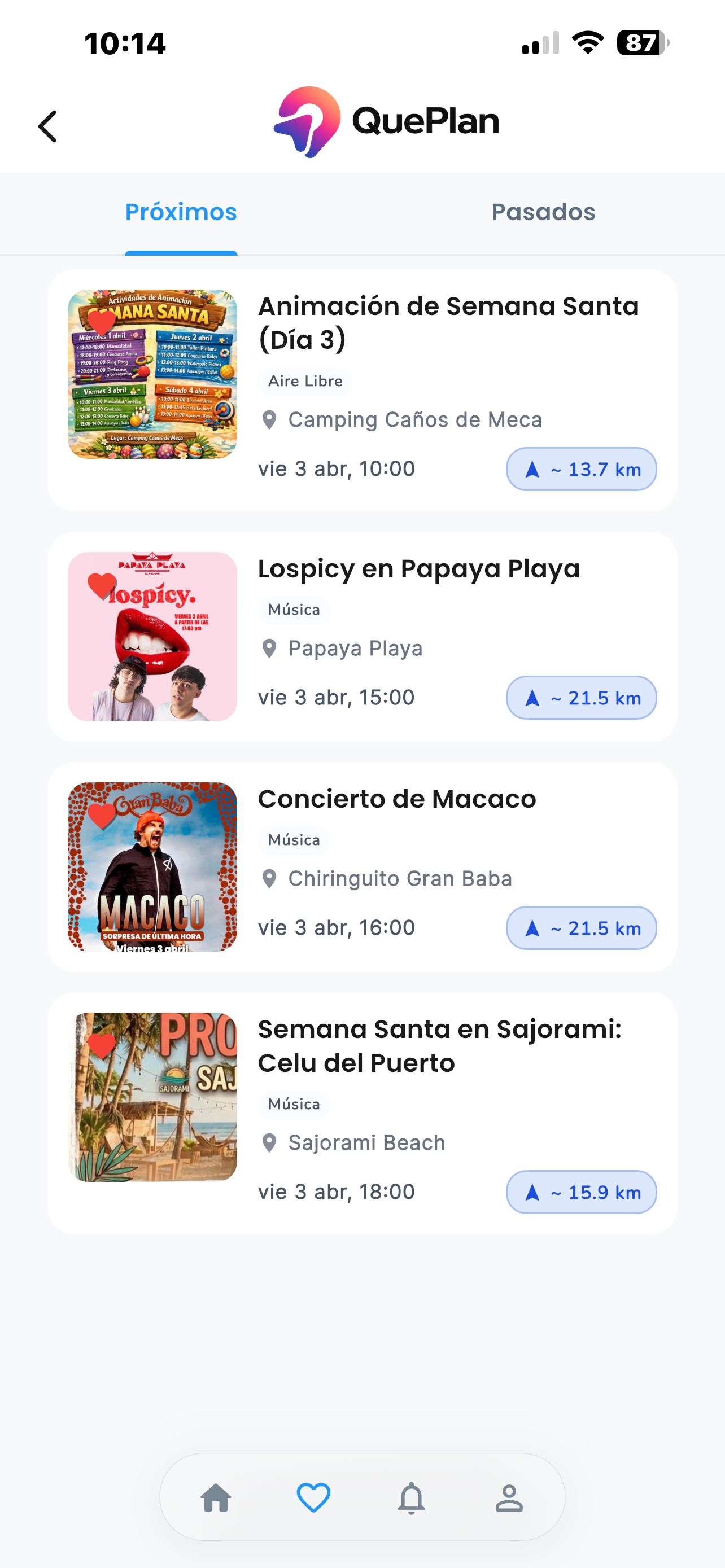 QuePlan - Ocio y Eventos screenshot 4
